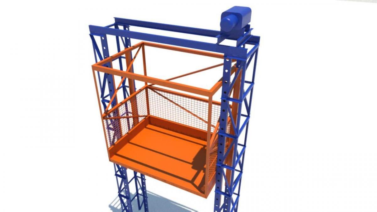 Грузовой строительный лифт