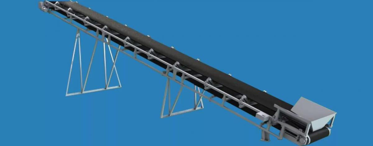 Конвейер наклонный ленточный КЛК 800